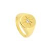 Anillo Rosa vientos gold