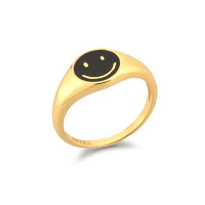 Anillo Smile black