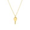 Collar gold Key